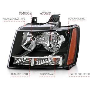 Anzo USA - Anzo USA 111392 Crystal Headlight Set - Image 4