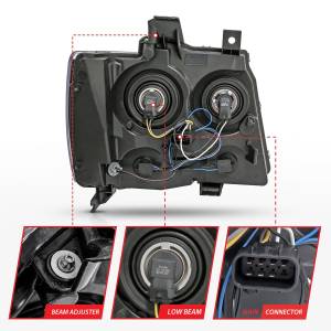 Anzo USA - Anzo USA 111392 Crystal Headlight Set - Image 5