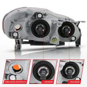 Anzo USA - Anzo USA 121540 Crystal Headlight Set - Image 5