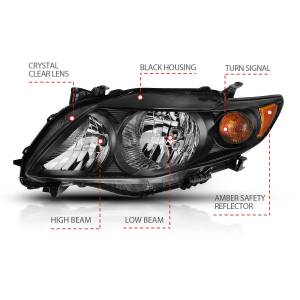 Anzo USA - Anzo USA 121541 Crystal Headlight Set - Image 4