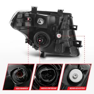 Anzo USA - Anzo USA 111463 Crystal Headlight Set - Image 5