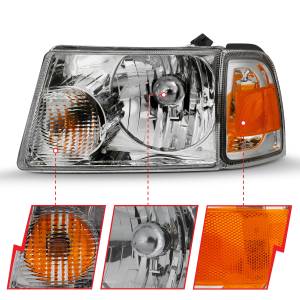 Anzo USA - Anzo USA 111484 Crystal Headlight Set - Image 2