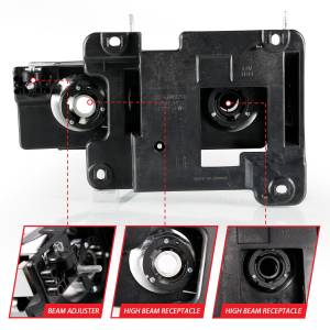 Anzo USA - Anzo USA 111498 Crystal Headlight Set - Image 5