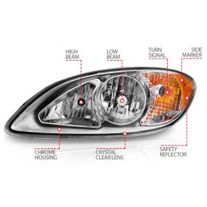 Anzo USA - Anzo USA 131033 Crystal Headlight Set - Image 3