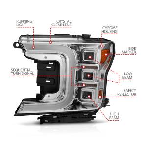 Anzo USA - Anzo USA 111521 LED Projector Headlight - Image 4