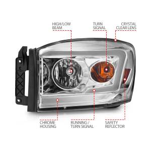 Anzo USA - Anzo USA 111525 Crystal Headlight Set - Image 4