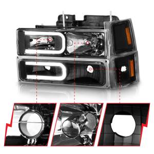Anzo USA - Anzo USA 111528 Crystal Headlight Set - Image 3