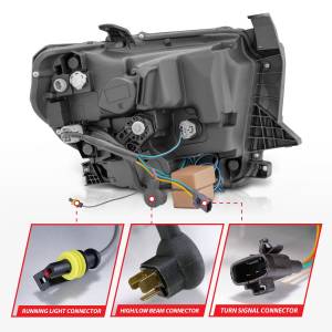 Anzo USA - Anzo USA 111531 LED Crystal Headlight Set - Image 5