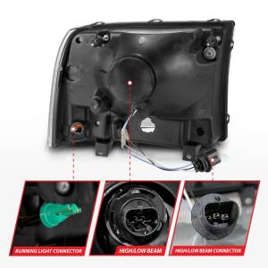 Anzo USA - Anzo USA 111550 Crystal Headlight Set - Image 5