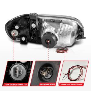 Anzo USA - Anzo USA 111579 Crystal Headlight Set - Image 5