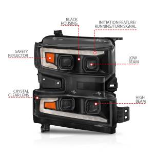 Anzo USA - Anzo USA 111566-R LED Projector Headlight - Image 4