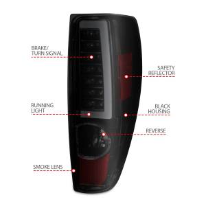 Anzo USA - Anzo USA 311383 LED Tail Light Assembly - Image 4