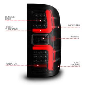 Anzo USA - Anzo USA 311451 LED Tail Light Assembly - Image 4