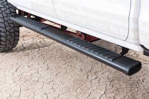 Dee Zee - Dee Zee DZ16121 Textured Black Steel Side Steps 6 in. Oval Cab Length - Image 5