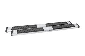 Dee Zee - Dee Zee DZ16412 Black-Tread Aluminum Side Step 6 in. Oval Cab Length - Image 1