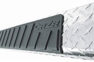 Dee Zee - Dee Zee DZ16412 Black-Tread Aluminum Side Step 6 in. Oval Cab Length - Image 2