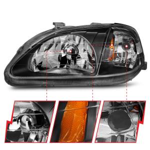 Anzo USA - Anzo USA 121070 Crystal Headlight Set - Image 3