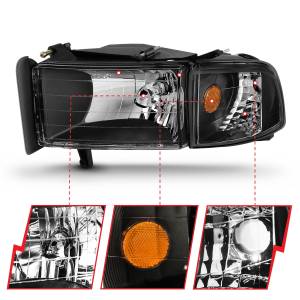 Anzo USA - Anzo USA 111067 Crystal Headlight Set - Image 2