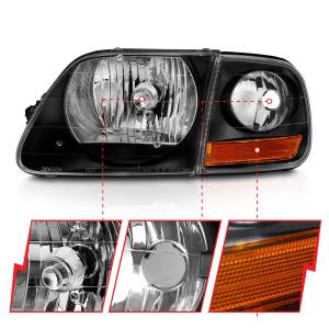 Anzo USA - Anzo USA 111460 Crystal Headlight Set - Image 3