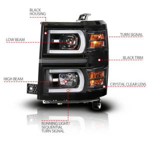Anzo USA - Anzo USA 111617 LED Projector Headlight - Image 4