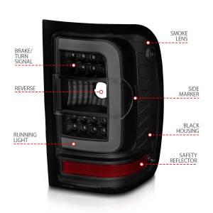 Anzo USA - Anzo USA 311391 LED Tail Light Assembly - Image 4
