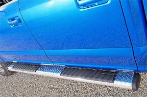 Dee Zee - Dee Zee DZ16412 Black-Tread Aluminum Side Step 6 in. Oval Cab Length - Image 4