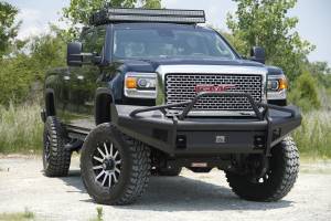 Fab Fours - Fab Fours GM14-Q3162-1 Elite Front Ranch Bumper - Image 1