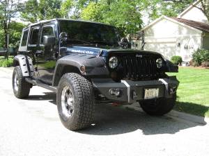 Fab Fours - Fab Fours JK07-B1851-B Lifestyle Winch Front Bumper - Image 3