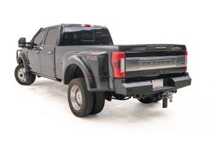 Fab Fours - Fab Fours FS17-RT4150-1 Red Steel Rear Bumper - Image 3