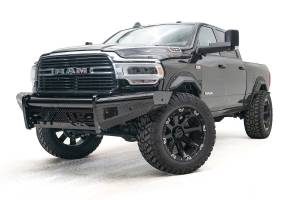 Fab Fours - Fab Fours DR19-S4461-1 Black Steel Front Bumper - Image 2