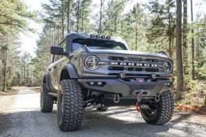 Fab Fours - Fab Fours FB21-F5251-B Lifestyle Winch Front Bumper - Image 6