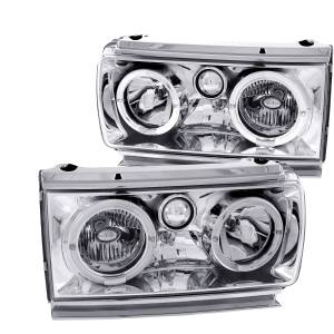 Anzo USA - Anzo USA 111092 Crystal Headlight Set w/Halo - Image 1