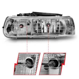 Anzo USA - Anzo USA 111011 Crystal Headlight Set - Image 4