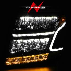 Anzo USA - Anzo USA 111478 LED Crystal Headlight Set - Image 7