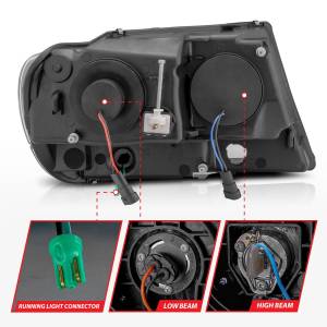 Anzo USA - Anzo USA 111538 Crystal Headlight Set - Image 5
