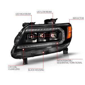 Anzo USA - Anzo USA 111634 LED Projector Headlight - Image 3