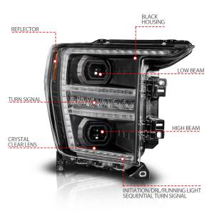 Anzo USA - Anzo USA 111594-R LED Projector Headlight - Image 6