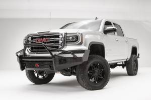 Fab Fours - Fab Fours GS16-K3962-1 Black Steel Front Bumper - Image 2