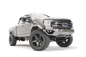 Fab Fours - Fab Fours FS17-V4161-B Open Fender Front Bumper - Image 4