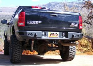 Fab Fours - Fab Fours DR03-W1050-B Heavy Duty Rear Bumper - Image 1