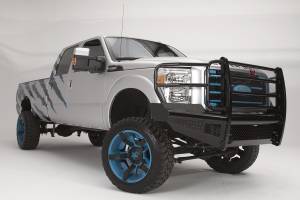 Fab Fours - Fab Fours FS11-S2560-1 Black Steel Front Ranch Bumper - Image 2