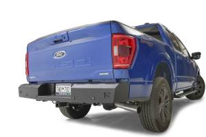 Fab Fours - Fab Fours FF21-RT5150-1 Red Steel Rear Bumper - Image 3