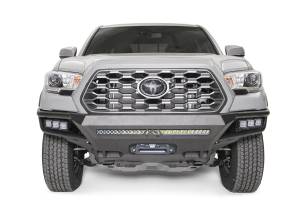 Fab Fours - Fab Fours TB16-01-B Vengeance Winch Front Bumper - Image 1